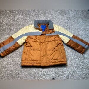 Vintage Operation Noel Kids Puffer Jacket With Reflective Stripe Design Size 5/6